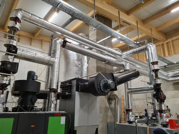 Isolierung einer Heizungsanlage